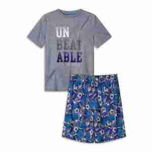 Max & Olivia Soft Jersey Fabric Shorts Pajama Set, 2 Piece